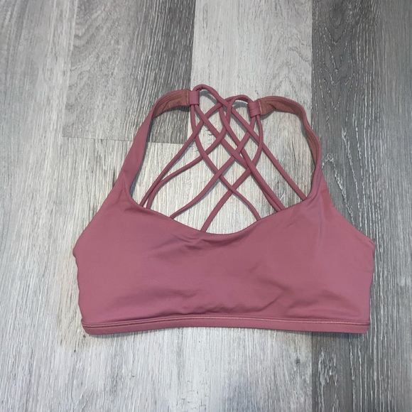 Lululemon Merlot pink size 6 energy bra - Picture 1 of 4